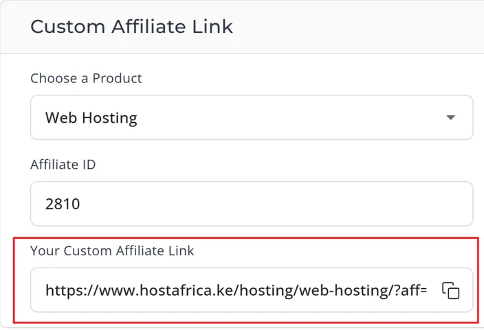 affiliate link