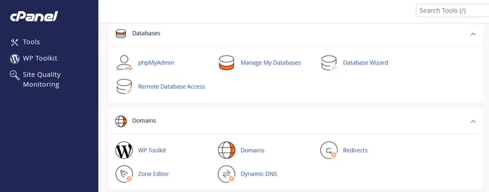 Redirects location in cPanel