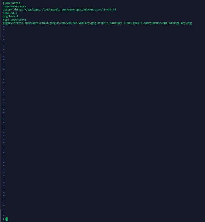 terminal output
