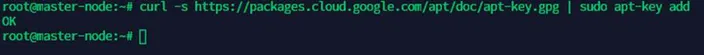 terminal output
