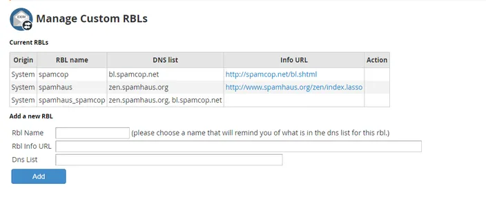 You can add in a custom RBL.