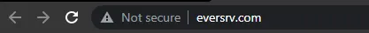 not secure warning Google